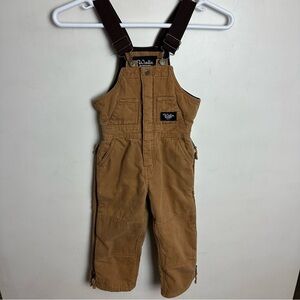 Walls Blizzard Pruf Insulated Coveralls Youth 6 or 7 Duck Brown khaki Winter